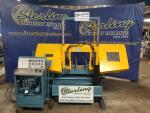 used w.f. wells semi automatic horizontal bandsaw (twin post design)F-15