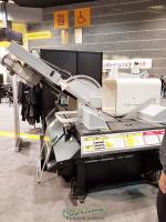 brand new hymech semi-automatic vertical mitering tilt frame band sawV-25