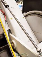brand new hymech semi-automatic vertical mitering tilt frame band sawV-25