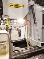 brand new hymech semi-automatic vertical mitering tilt frame band sawV-25